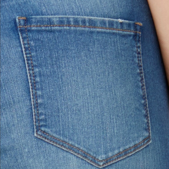 Style & co | Blue Embroidered Skinny Ankle Jeans 4 - Picture 3 of 4